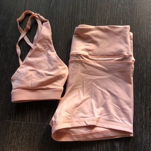 Pink Forever 21 Workout Set